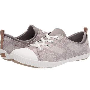 Gray Snake Print Sneakers